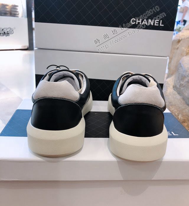 Chanel女鞋 香奈兒休閒百搭運動鞋 Chanel女款時尚板鞋  naq1061